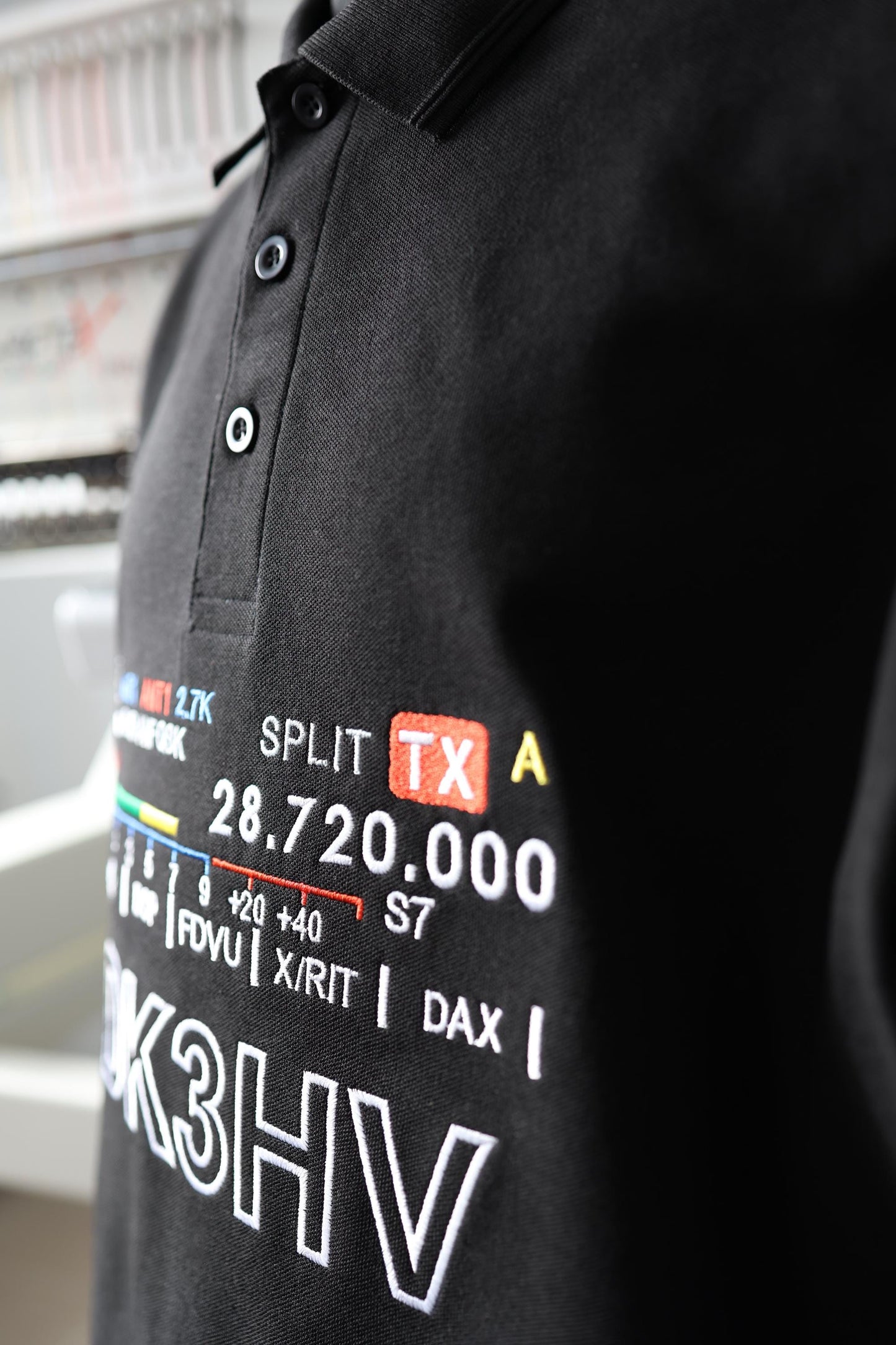 Koszulka polo Flexstyle S-Meter ze Znakiem Wywoławczym (S-5XL)
