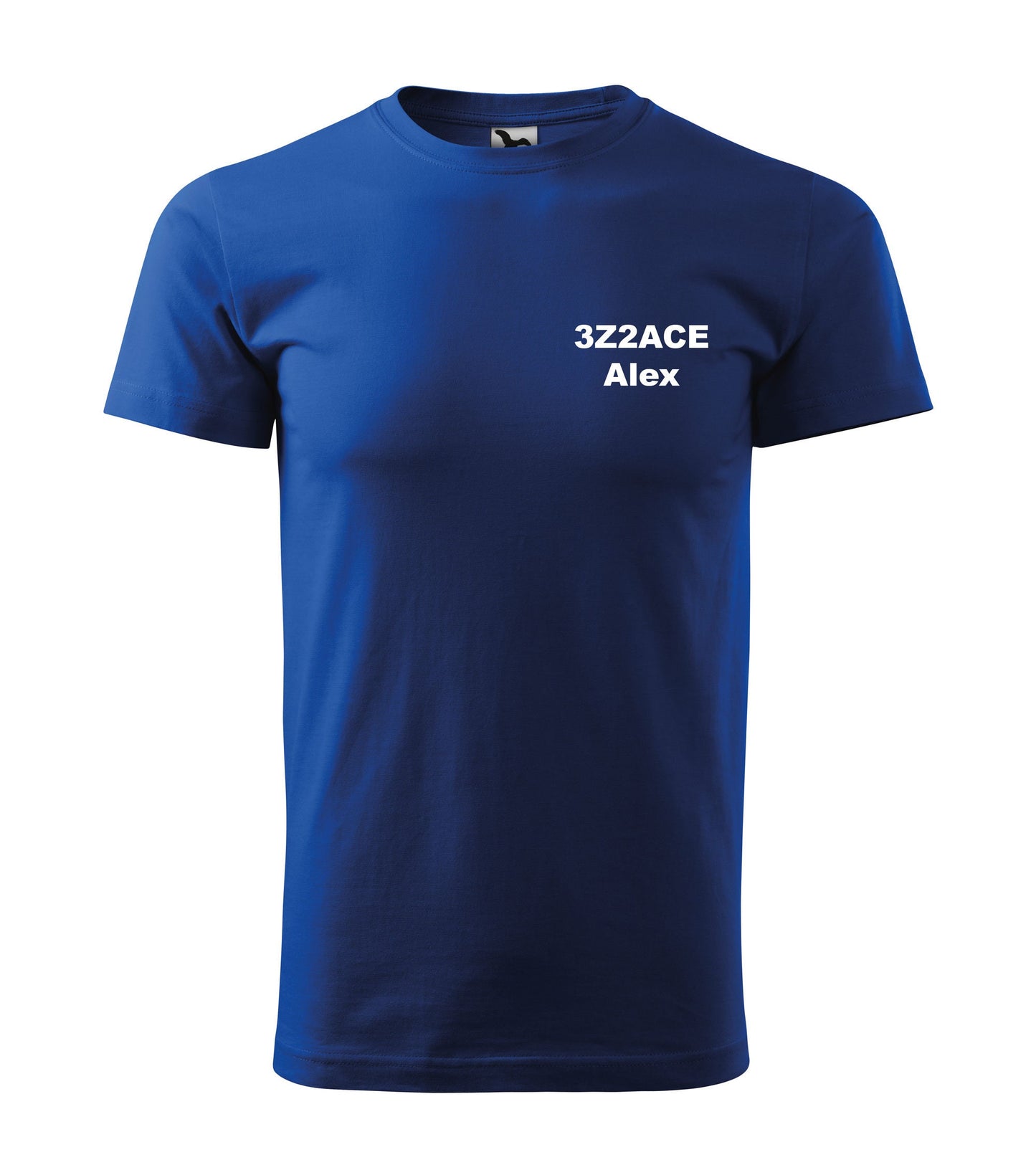 Men's Basic T-shirt - personalized with an embroidered call sign and name
