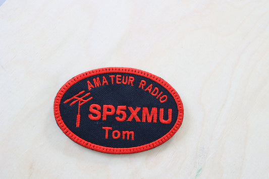 Personalized Ham Radio Patch - Embroidered Call Sign