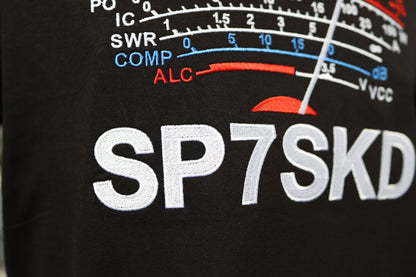 S-meter Analogowy koszulka T-shirt personalizowana z znakiem wywoławczym