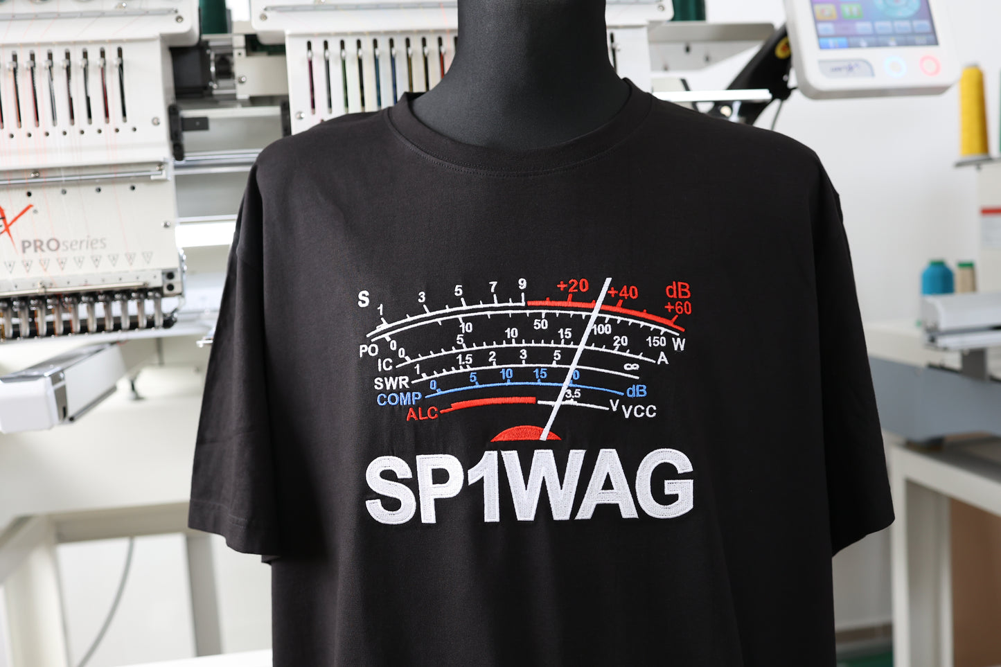 S-meter Analogowy koszulka T-shirt personalizowana z znakiem wywoławczym