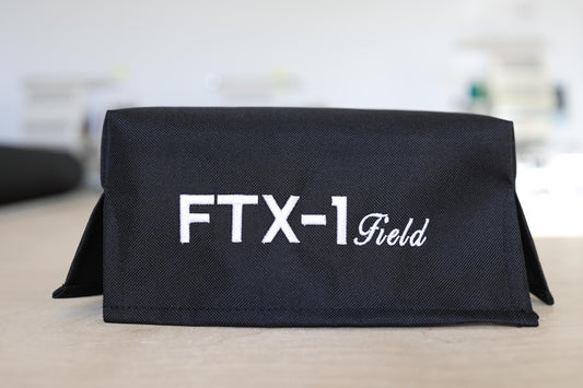 Pokrowiec FTX-1 Field z klapką na mikrofon i kable - Pokrowiec z haftem na radio krótkofalarskie