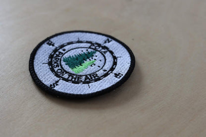 Oficjalna haftowana naszywka POTA Parks On The Air – radioamatorstwo (80 mm)