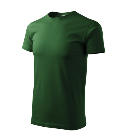 Heavy New Unisex T-shirt, Bottle Green (06), POTA - Official Parks On The Air Logo, Personalized Call Sign and Name