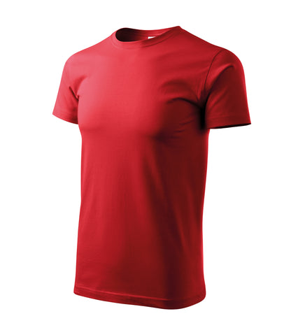Koszulka T-shirt Heavy New Unisex, Czerwona (07), POTA - Oficjalne logo Parks On The Air, personalizowany znak wywoławczy oraz imię