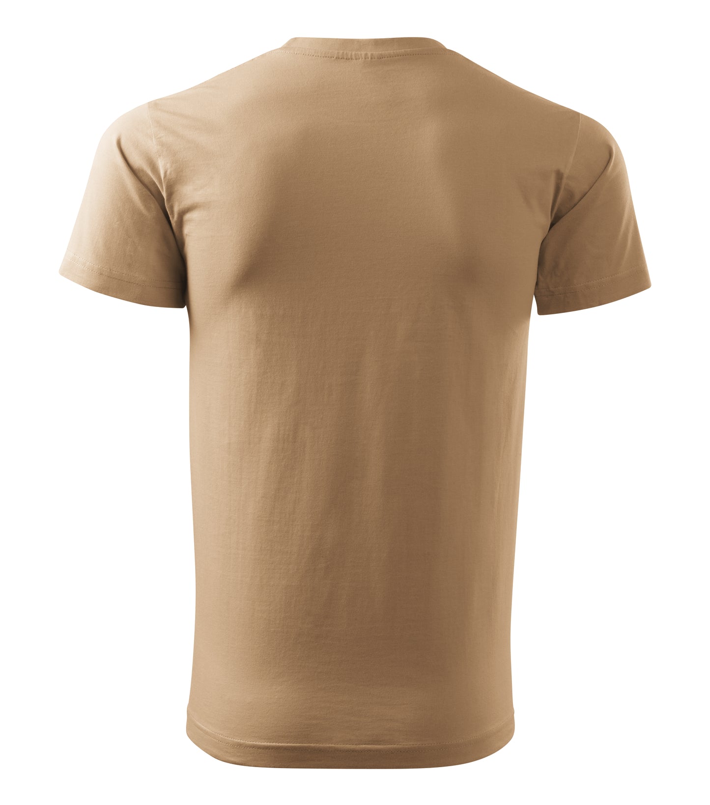 Koszulka T-shirt Heavy New Unisex, Piaskowa (08), POTA - Oficjalne logo Parks On The Air, personalizowany znak wywoławczy oraz imię