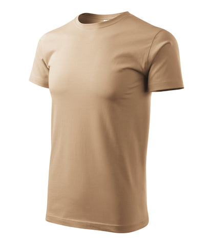 Koszulka T-shirt Heavy New Unisex, Piaskowa (08), POTA - Oficjalne logo Parks On The Air, personalizowany znak wywoławczy oraz imię