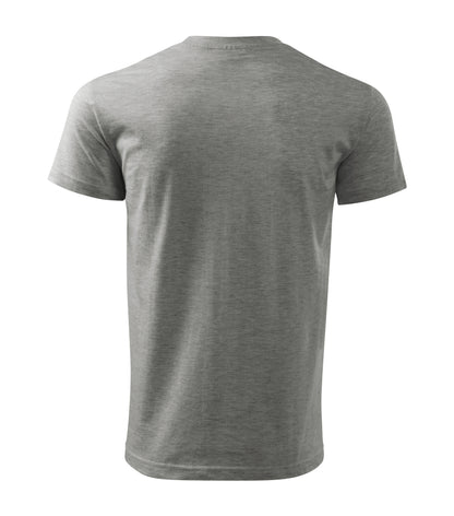 Heavy New Unisex T-shirt, Dark Gray Melange (12), POTA - Official Parks On The Air Logo, Personalized Call Sign and Name