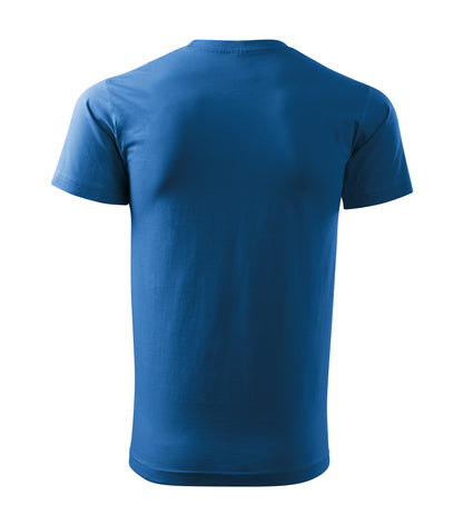 Koszulka T-shirt Heavy New Unisex, Lazurowa (14), POTA - Oficjalne logo Parks On The Air, personalizowany znak wywoławczy oraz imię