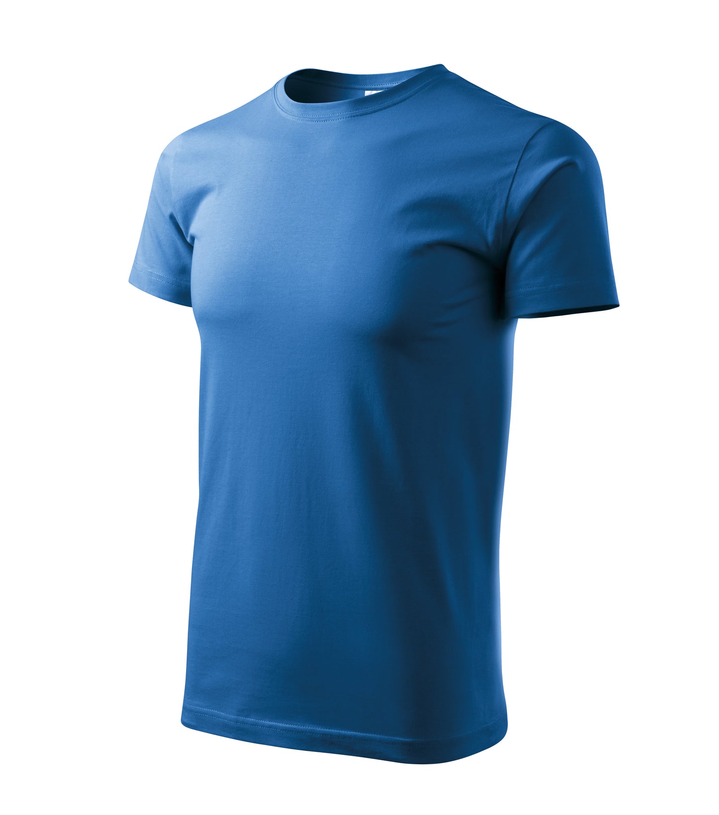 Koszulka T-shirt Heavy New Unisex, Lazurowa (14), POTA - Oficjalne logo Parks On The Air, personalizowany znak wywoławczy oraz imię
