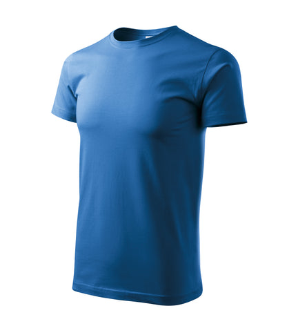 Koszulka T-shirt Heavy New Unisex, Lazurowa (14), POTA - Oficjalne logo Parks On The Air, personalizowany znak wywoławczy oraz imię