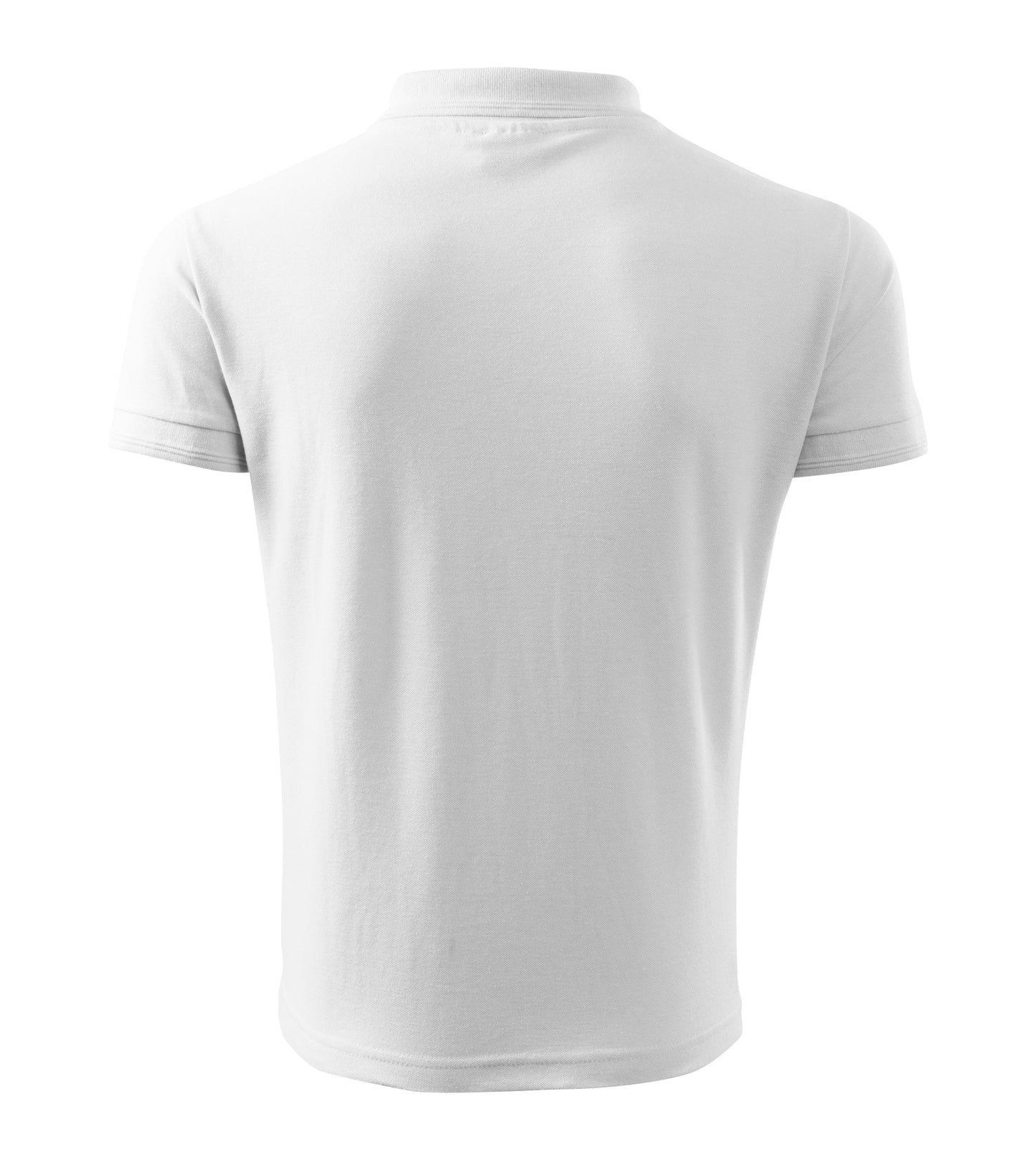 Men's Polo Shirt, White (00) - personalized with embroidery of call sign and name