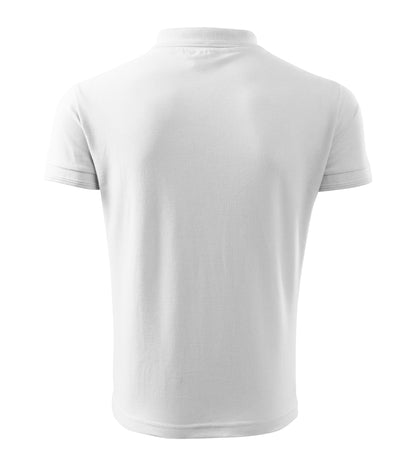 Men's Polo Shirt, White (00) - personalized with embroidery of call sign and name