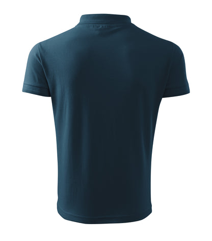 Men's Polo Shirt, NAVY Blue (02) - personalized with embroidery of call sign and name