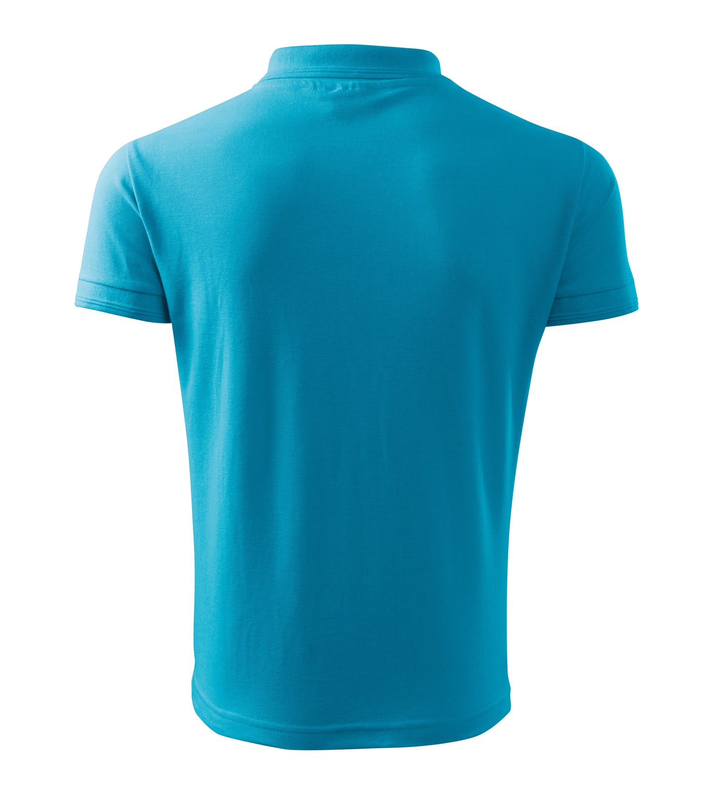 Men's Polo Shirt, Blue Atoll (44) - personalized with embroidery of call sign and name