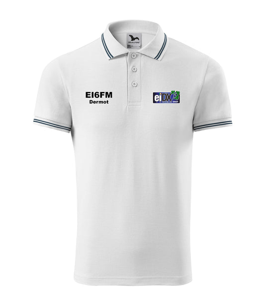 Męska Koszulka Polo Urban - EI DX Group -znak wywoławczo raz imię - personalizowana haftem