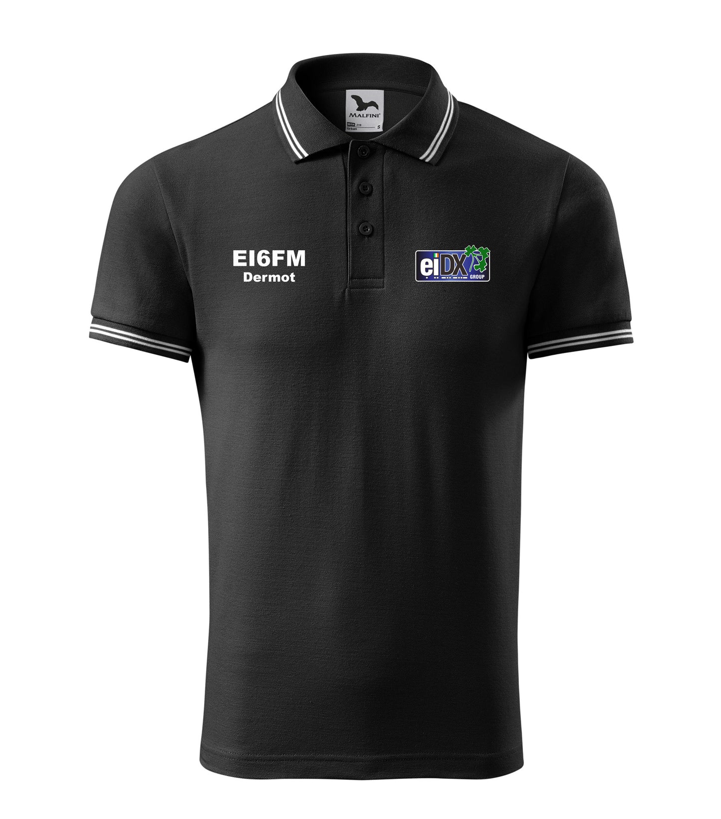 Men's Urban Polo Shirt - EI DX Group - call sign and name - personalized embroidery