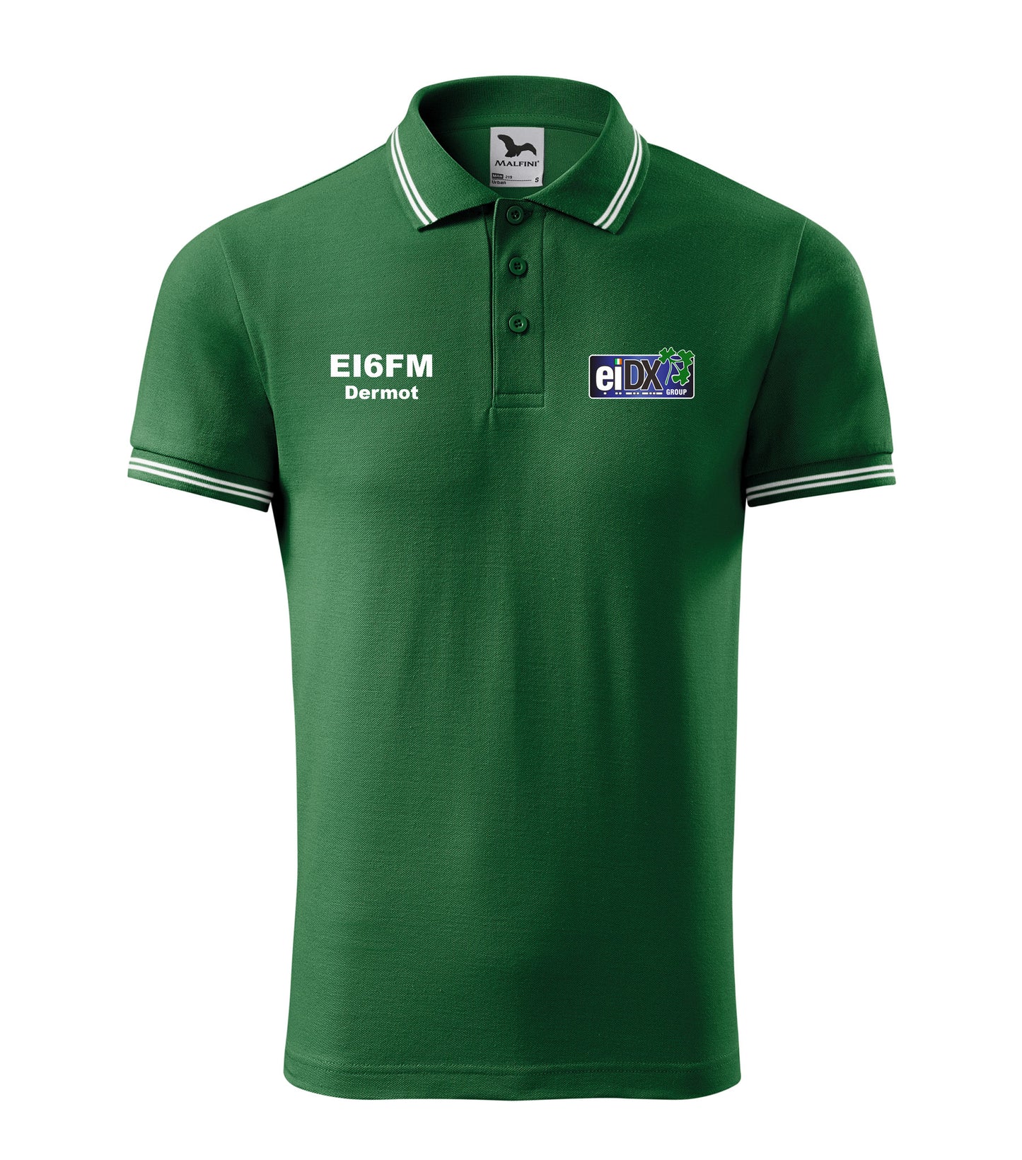 Men's Urban Polo Shirt - EI DX Group - call sign and name - personalized embroidery