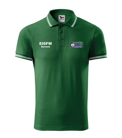 Men's Urban Polo Shirt - EI DX Group - call sign and name - personalized embroidery