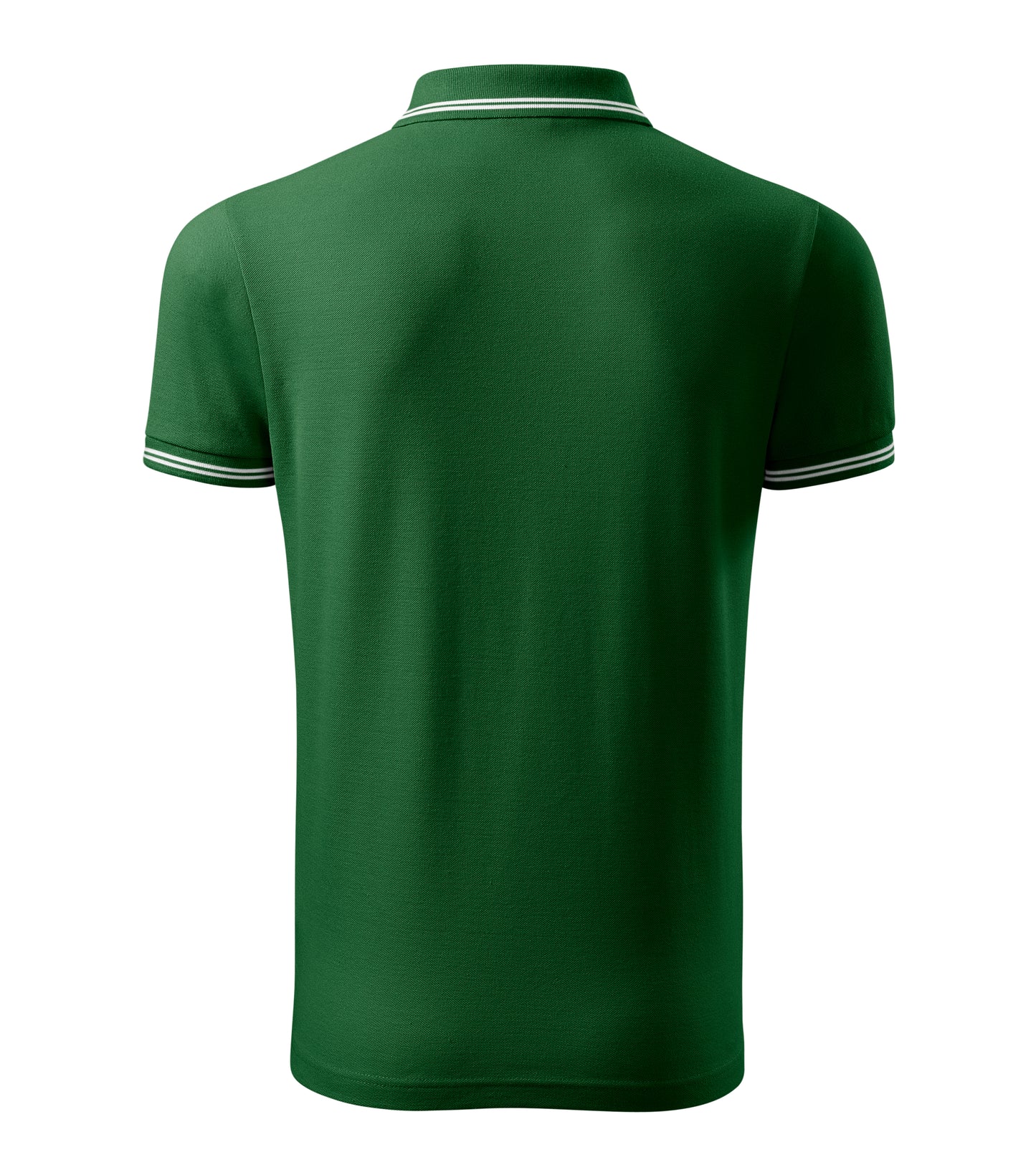 Men's Urban Polo Shirt, Bottle Green (06), POTA - Official Parks On The Air logo, personalized call sign and name
