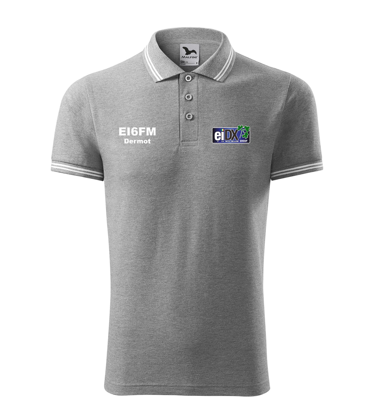 Men's Urban Polo Shirt - EI DX Group - call sign and name - personalized embroidery