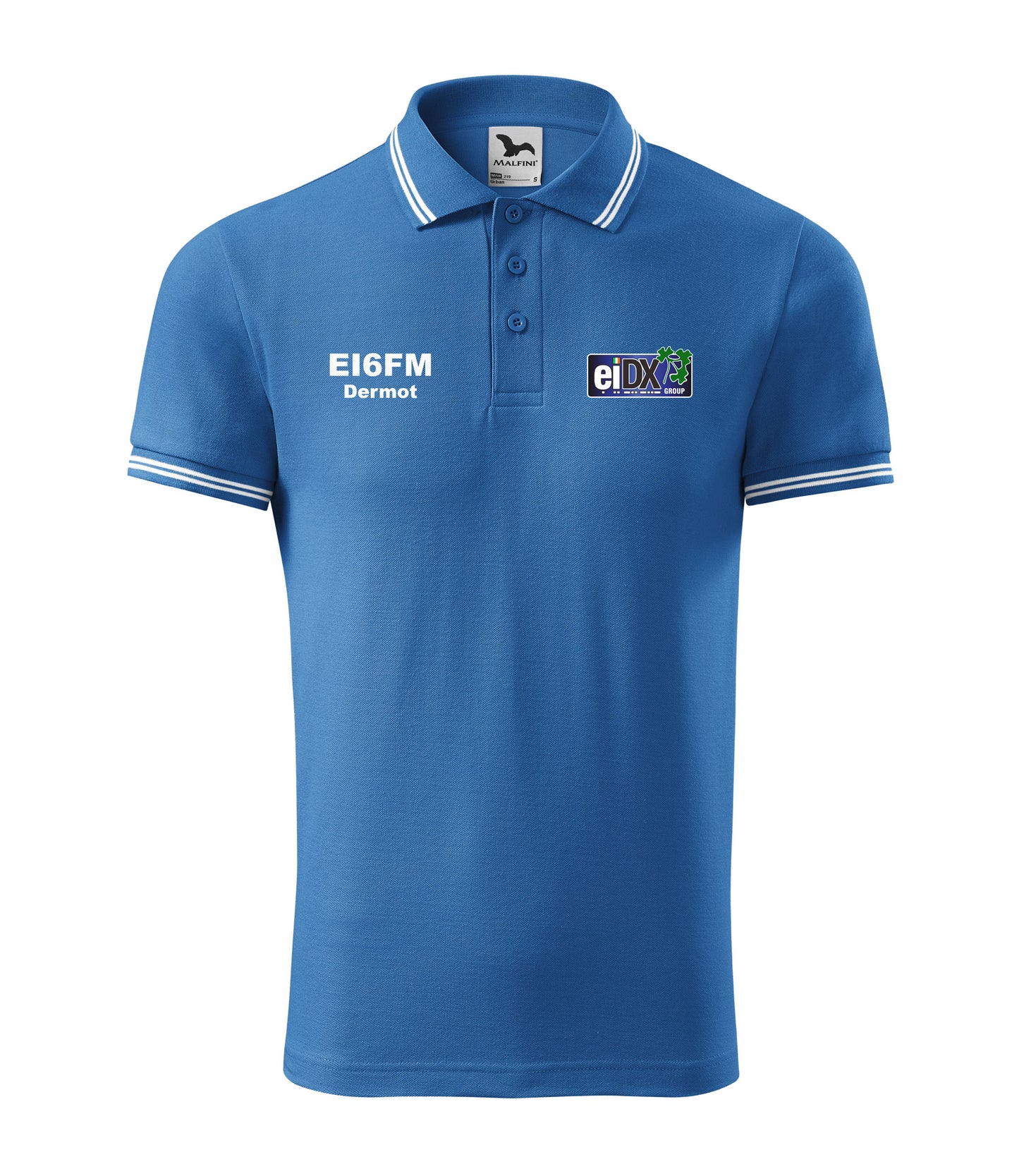 Men's Urban Polo Shirt - EI DX Group - call sign and name - personalized embroidery