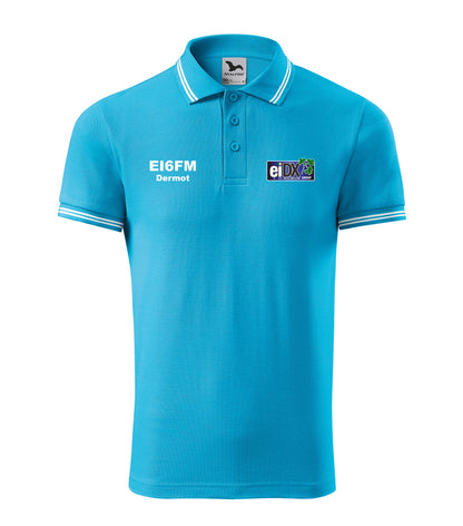Men's Urban Polo Shirt - EI DX Group - call sign and name - personalized embroidery