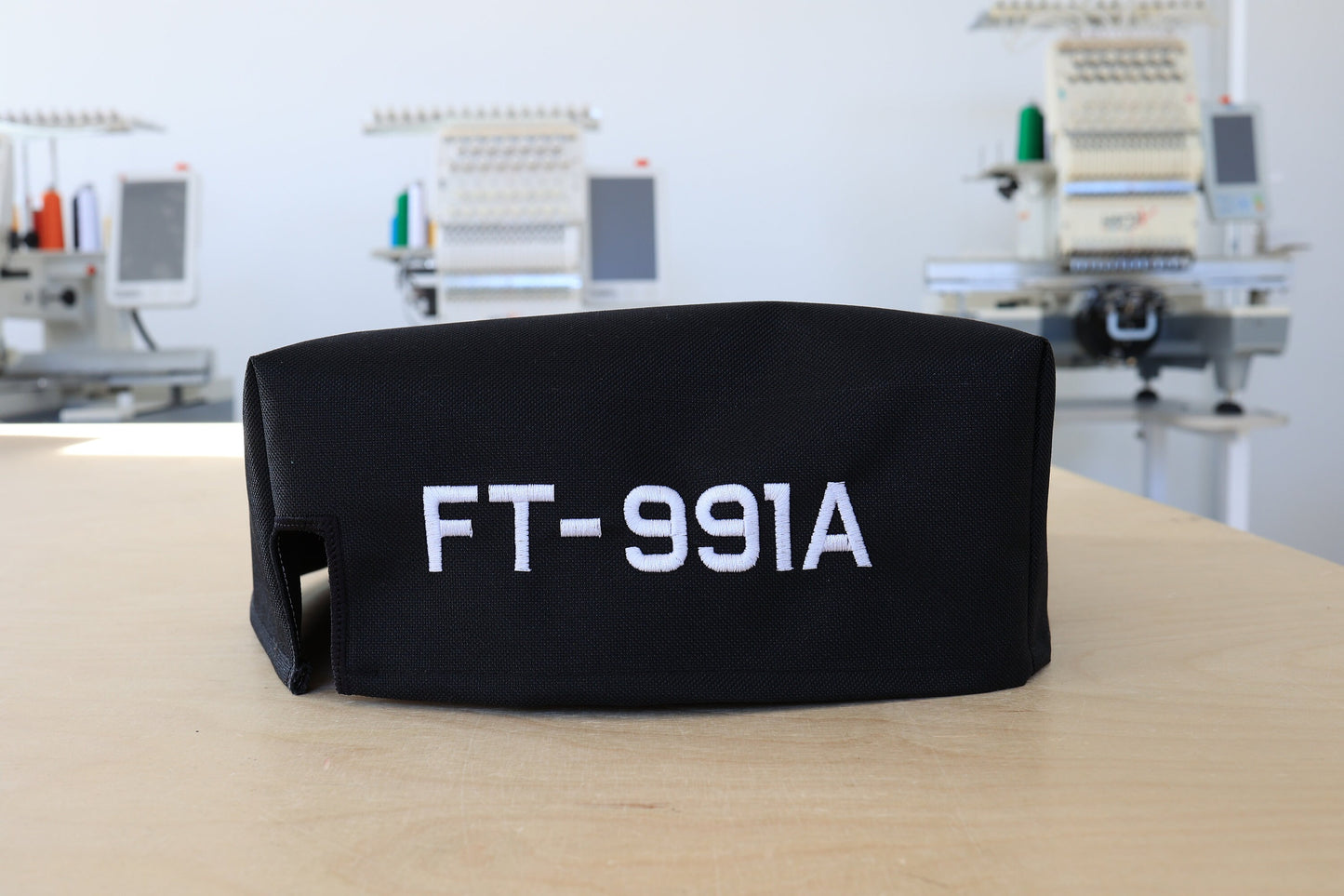 FT-991A Dust Cover - Embroidered cover for shortwave radio