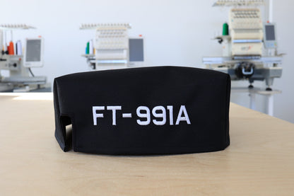 FT-991A Dust Cover - Embroidered cover for shortwave radio