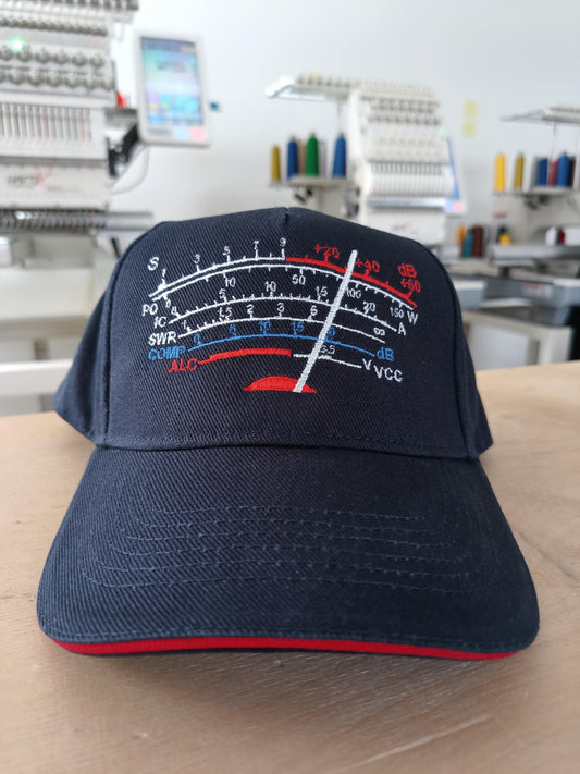 Czapka krótkofalarska S-meter z personalizowanym haftem