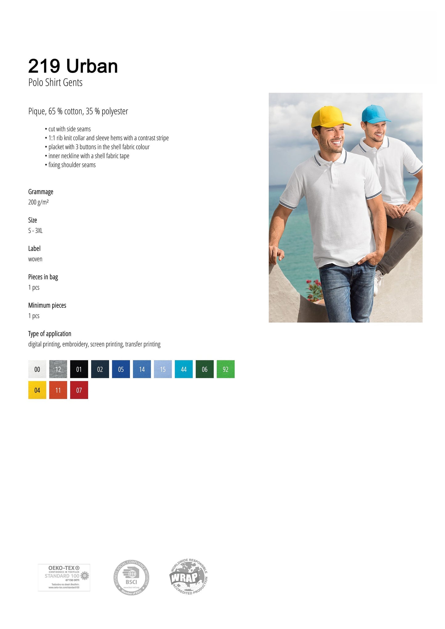 Men's Urban Polo Shirt, White (00), POTA - Official Parks On The Air logo, personalized call sign and name