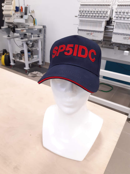 Baseball cap, large call sign, personalized with embroidery