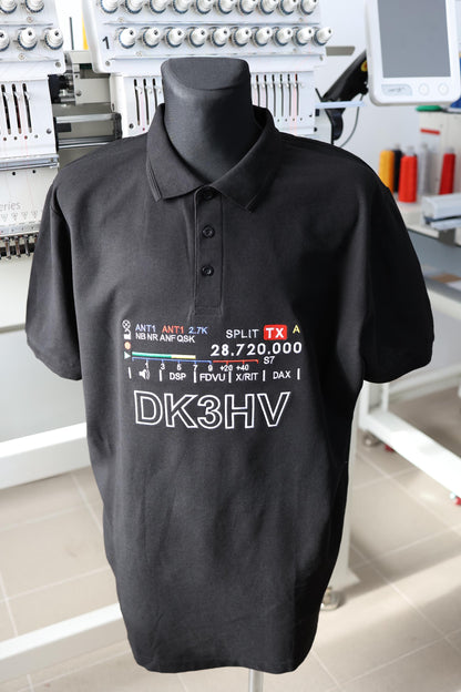 Koszulka polo Flexstyle S-Meter ze Znakiem Wywoławczym (S-5XL)
