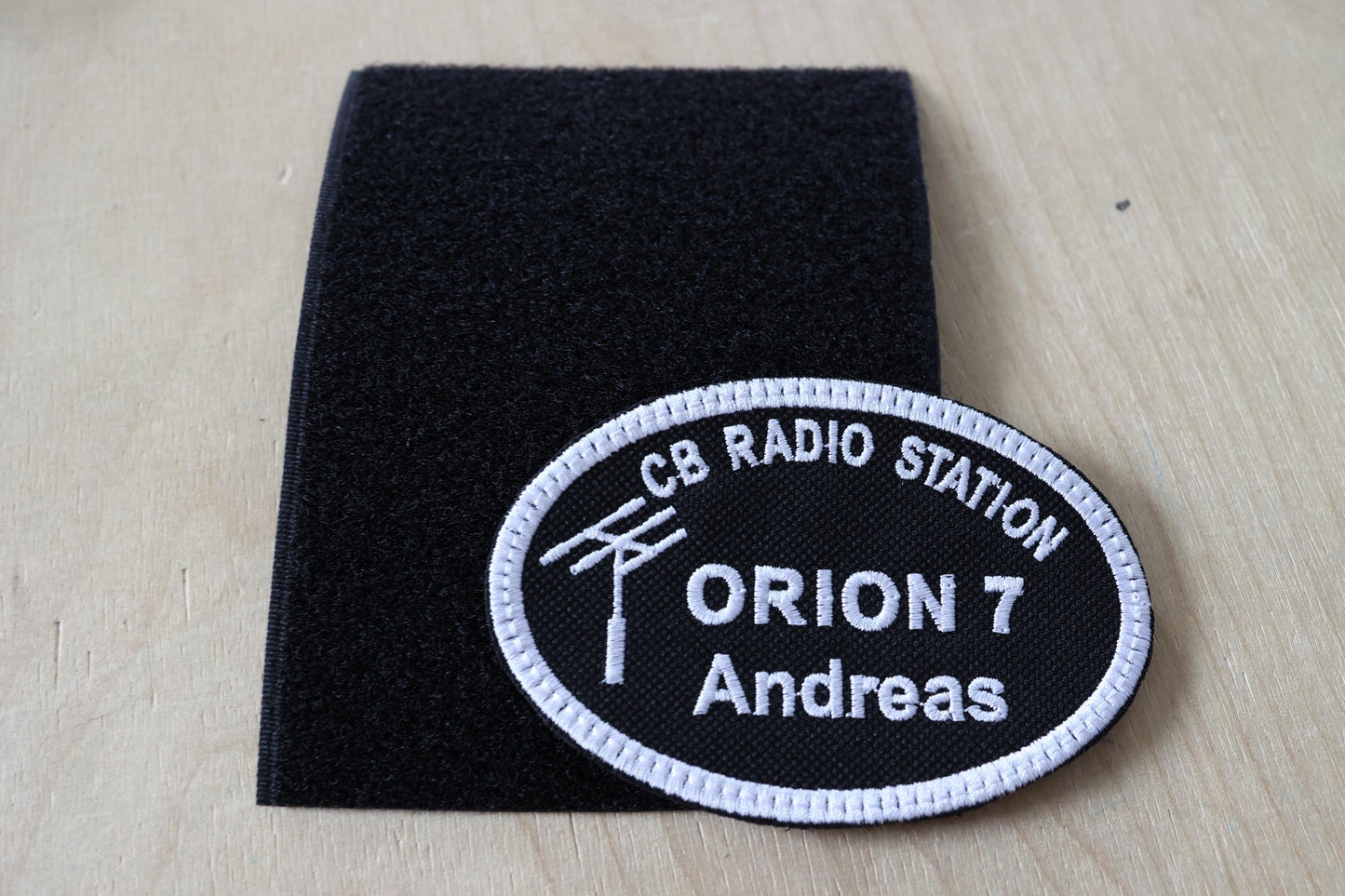 Personalized patch for CB Radio enthusiasts, 95x65 mm, perfectly fits clothes, backpacks, bags, hats,