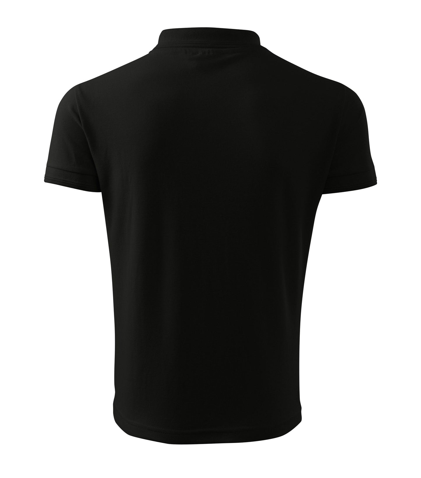 Men's Polo Shirt, Black (01) - personalized with call sign and name embroidery