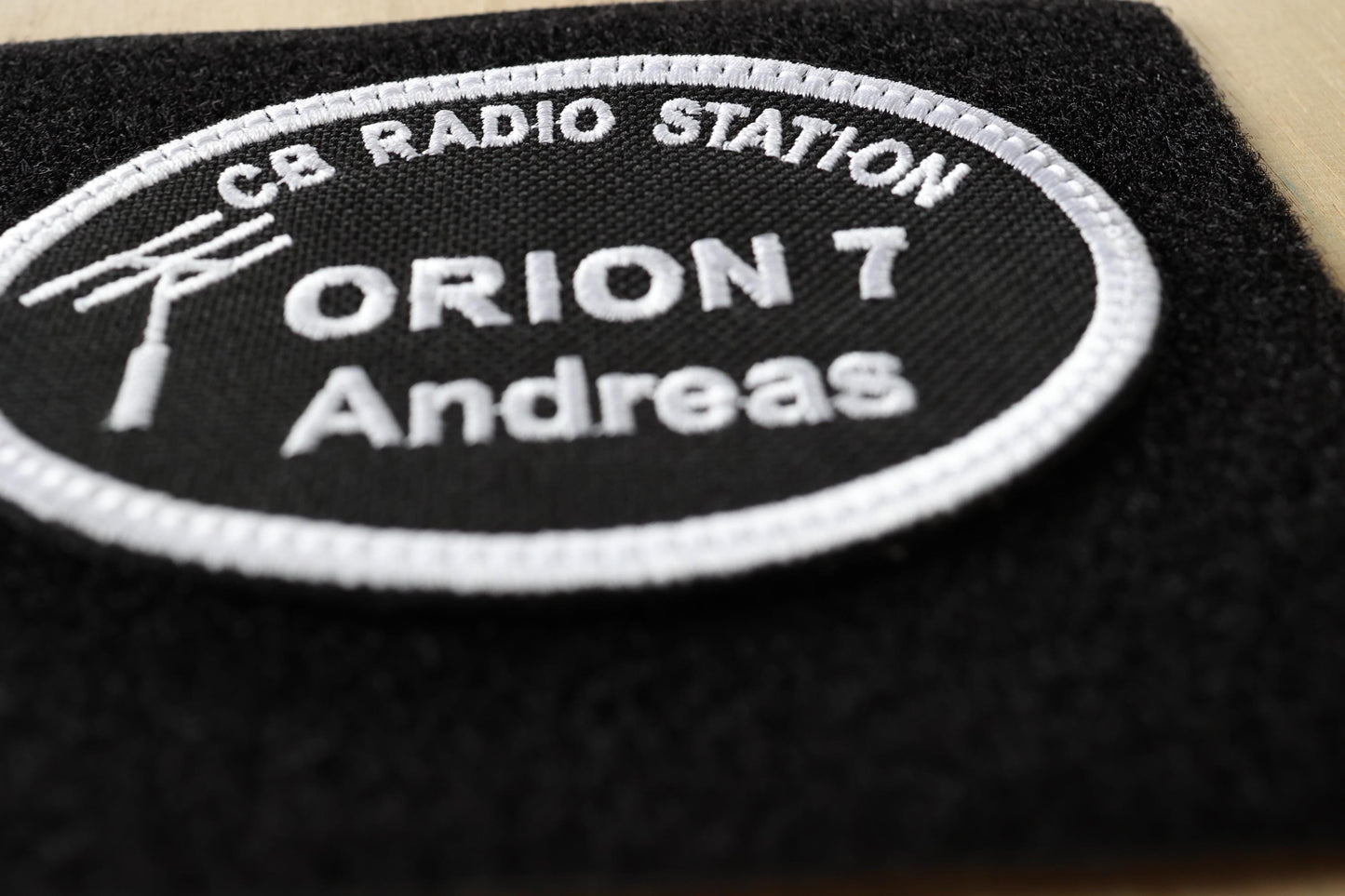 Personalized patch for CB Radio enthusiasts, 95x65 mm, perfectly fits clothes, backpacks, bags, hats,
