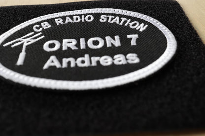 Personalized patch for CB Radio enthusiasts, 95x65 mm, perfectly fits clothes, backpacks, bags, hats,