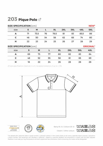 Men's Polo Shirt, Black (01) - personalized with call sign and name embroidery