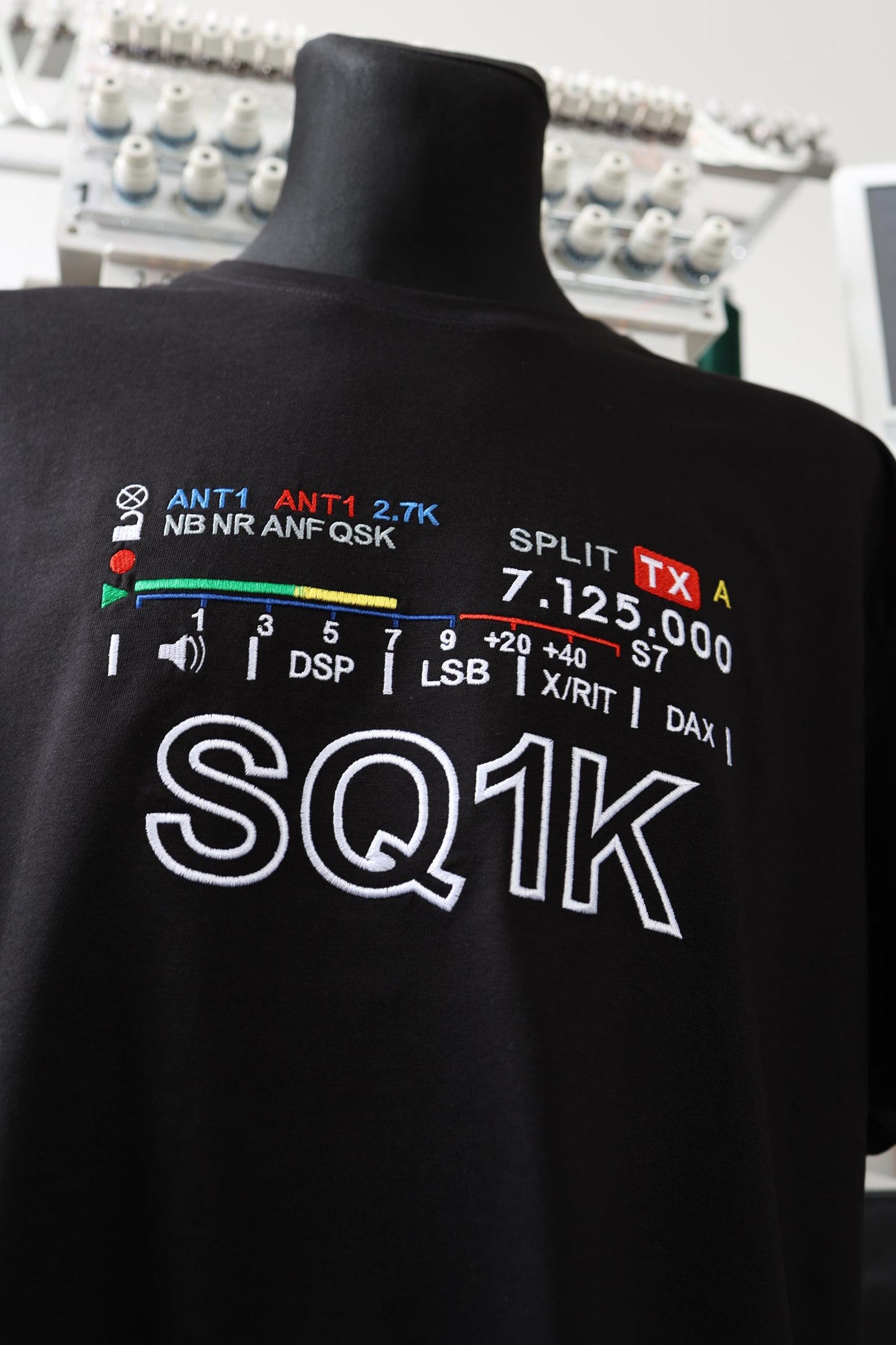 T-shirt Flexstyle S-Meter z haftowanym Znakiem Wywoławczym krótkofalowca (S - 5XL)
