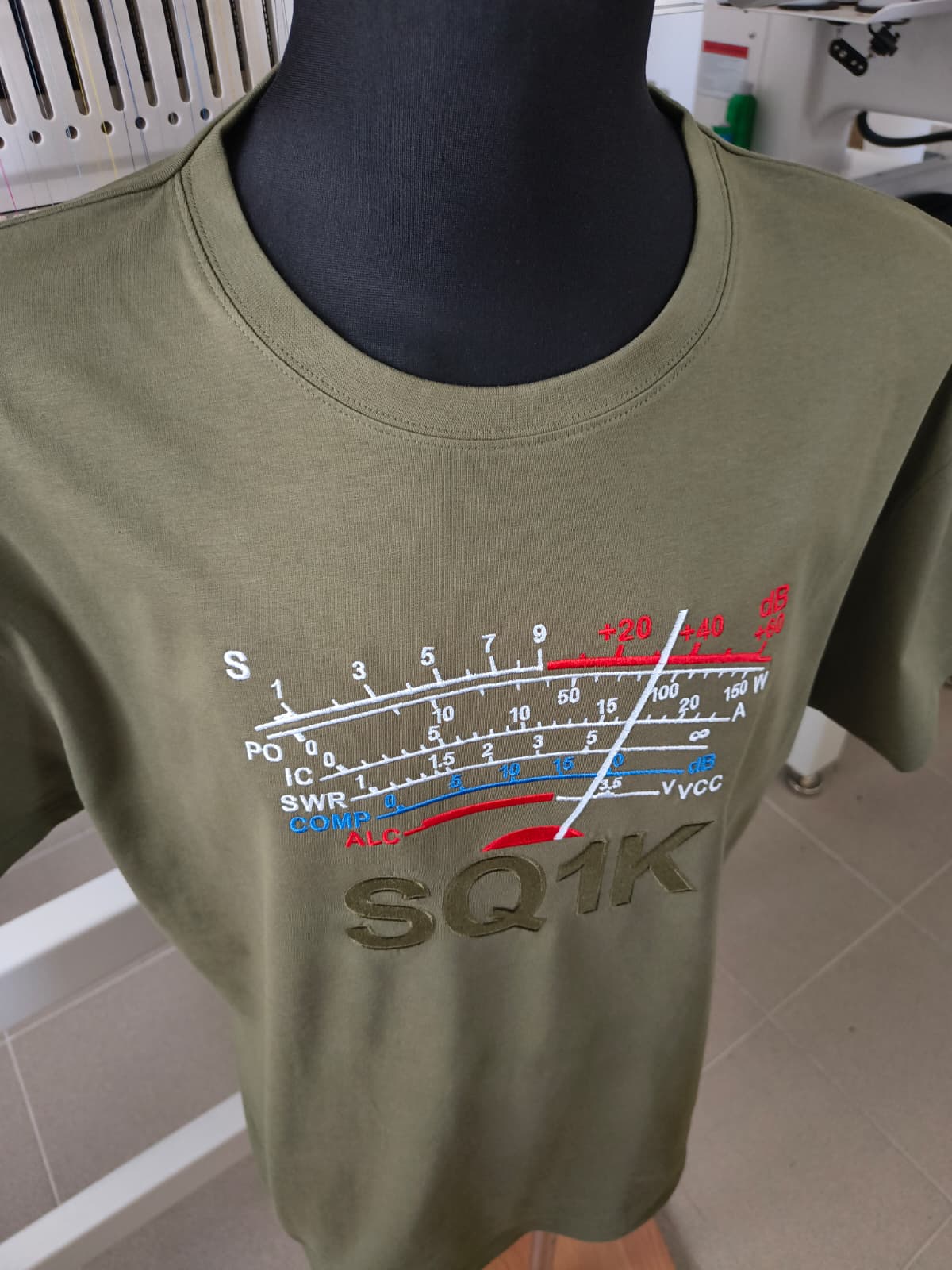 Koszulka T-shirt Heavy New Unisex, Khaki (09), S-METER Clasic, personalizowany znak wywoławczy, (S - 3XL)