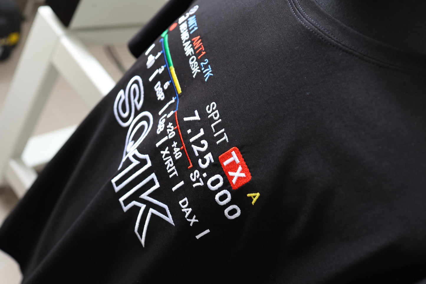 T-shirt Flexstyle S-Meter z haftowanym Znakiem Wywoławczym krótkofalowca (S - 5XL)