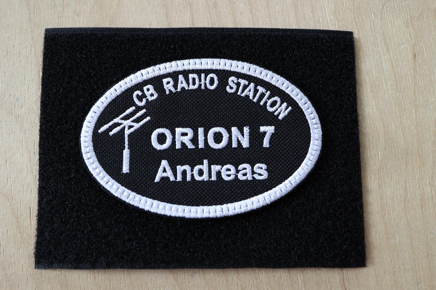 Personalized patch for CB Radio enthusiasts, 95x65 mm, perfectly fits clothes, backpacks, bags, hats,