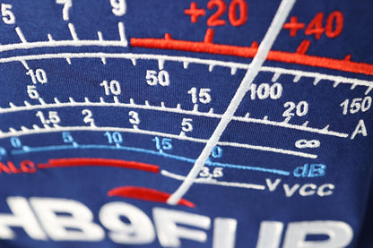 Ham Radio S-Meter & Callsign T-shirt (S-4XL) - Color Royal Blue