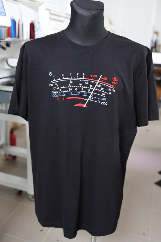 T-shirt S-Meter (S-5XL) - Kolor Czarny
