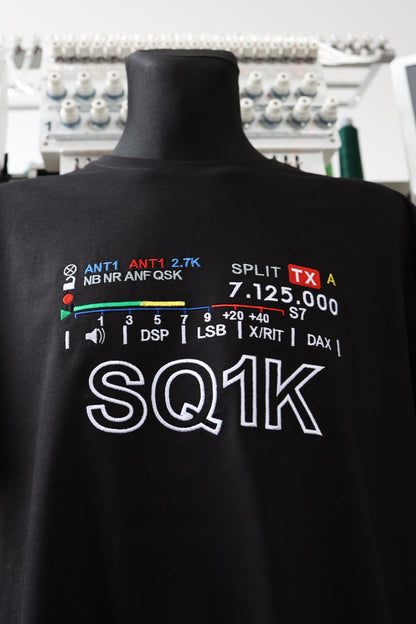 T-shirt Flexstyle S-Meter z haftowanym Znakiem Wywoławczym krótkofalowca (S - 5XL)